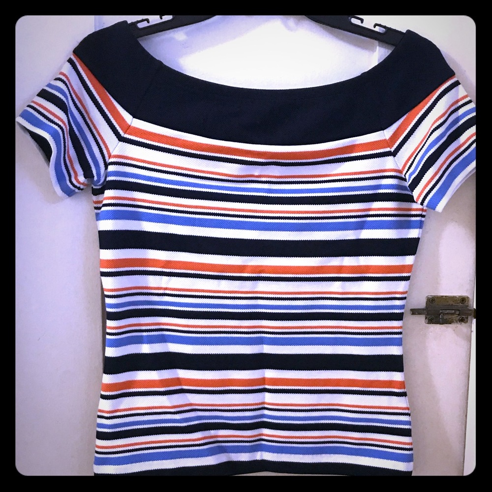 Stripped Michael Kors Blouse NWT